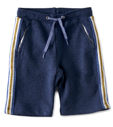 jongens shorts contrast - blauw - Little Label