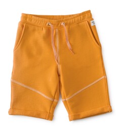 jongens shorts contrast - oranje- Little Label